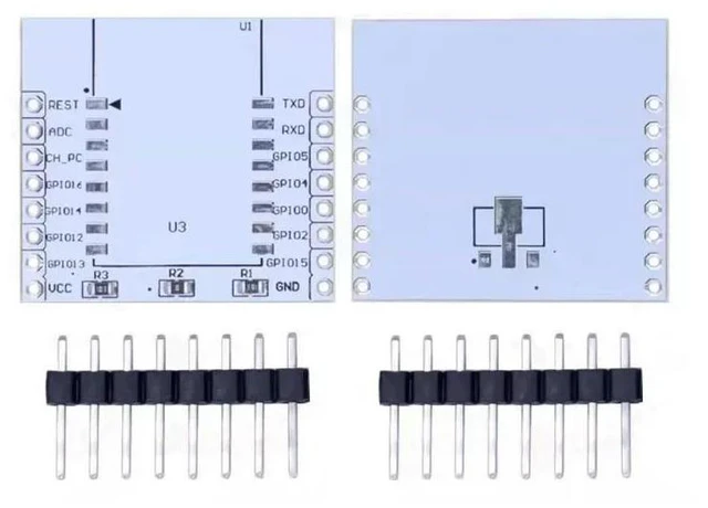 Main image of ESP8266 serial module adapter plate Applies to ESP-07, ESP-08, ESP-12E