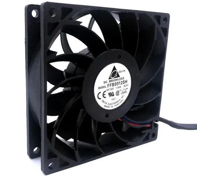 Main image of 1pcs 90mm fan 92*92*25mm FFB0912SH with connector dual motor 9025 12V 1.04A