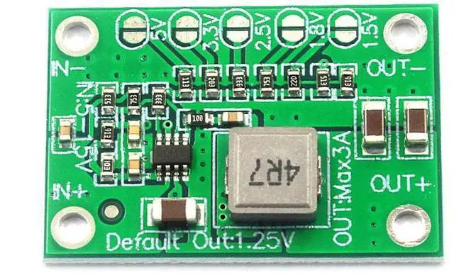 Alt view image 3 of 3 - CA1235 Adjustable Power Module CA-1235 Buck Power Module 1.25V 1.5 1.8 2.5 3.3 5V Output 5-16V 3A Input Step-Down Power Supply