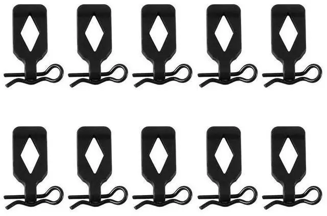 Main image of 10Pcs Body Clip Retainer Shell Fixed Buckle Lock AXI206000 For Axial SCX24 TRX4M 1/18 1/24 RC Crawler Car Parts Accessories 1