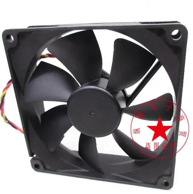 Alt view image 2 of 3 - 9cm Fan For Y.S TECH FD129225LL-N DC 12V 0.12A 90x90x25mm 3-Wire Server Cooling Fan