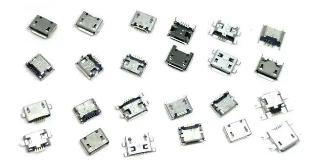 Main image of 60pcs/lot 5 Pin SMT Socket Connector Micro USB Type B Female Placement 12 Models SMD DIP Socket Connector