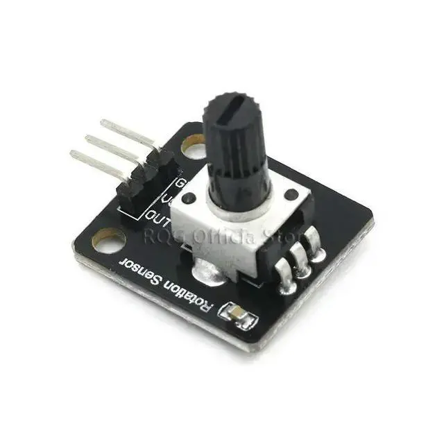 Alt view image 2 of 3 - Rotary Potentiometer Analog Knob Module For Pi Electronic Blocks RV09 Rotary encoder for