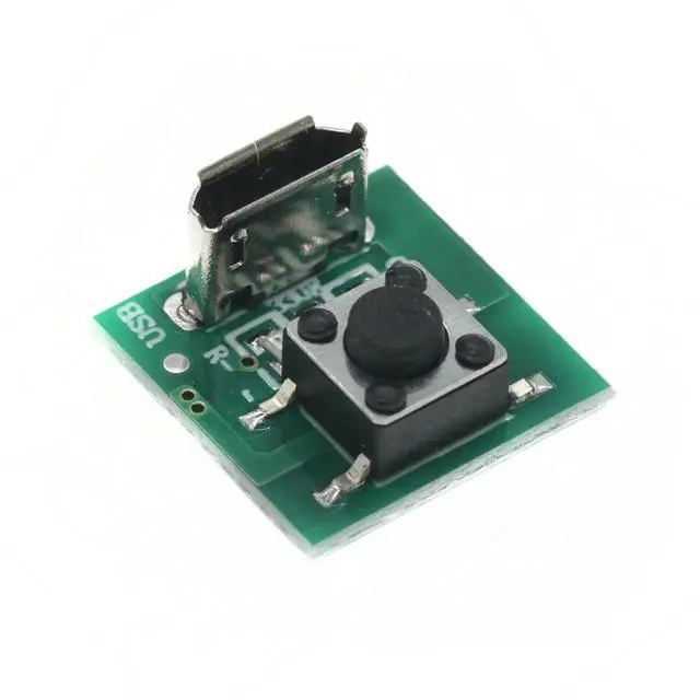 Alt view image 3 of 3 - Strong light flashlight accessories Android charging port touch switch function diy module board two sets of led use