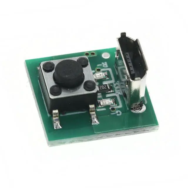 Alt view image 2 of 3 - Strong light flashlight accessories Android charging port touch switch function diy module board two sets of led use