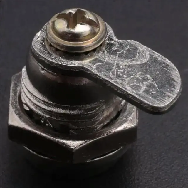Alt view image 3 of 3 - 4X Cabinet Door Quarter Turn Security Tubular Cam Lock W Keys