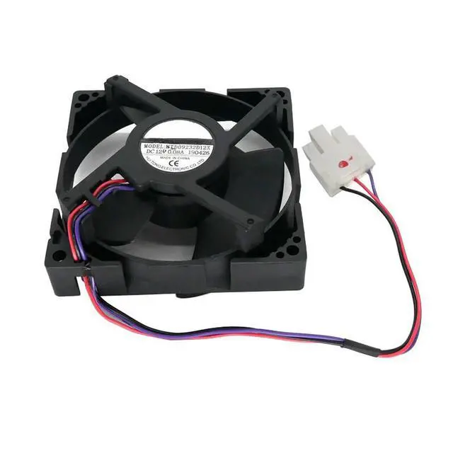 Alt view image 3 of 3 - for Refrigeration Cooling Fan HTD09232D12X 12V 0.08A