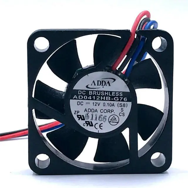 Alt view image 3 of 3 - 40mm fan FOR ADDA AD0412HB-G76 40*40*10mm 4CM 4010 12V 0.1A 3-wirel 6600RPM axial Cooling