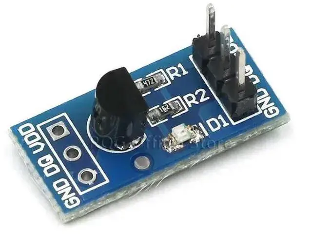 Alt view image 3 of 3 - DS18B20 Temperature Measurement Sensor Module for DHT11 DHT22 W1 Thermo Couple K Thermocouple Sensor Module
