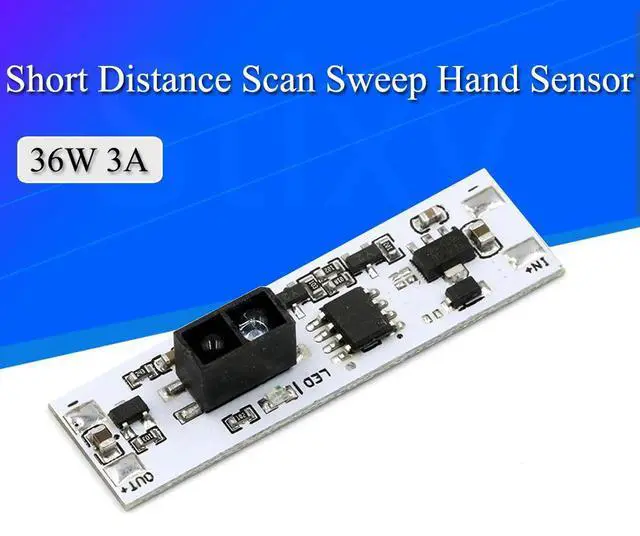 Main image of Short Distance Scan Sensor Sweep Hand Sensor Switch Module 36W 3A Constant Voltage for Auto Home Compatible SW V20