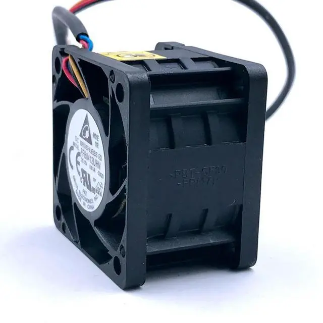 Alt view image 3 of 3 - Delta FFB0412UHN 40x40x28MM 4028 40MM for 1U 2U Server Fan 12V 0.81A High Speed Cooling Fan With 4pin