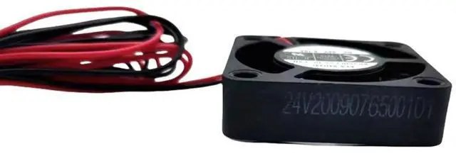 Alt view image 3 of 3 - EFS-04D24L 40mm Ultra-Slim Fan | 24V 0.1A 8000RPM | 135cm Long Wire for VFD/PLC Cooling | 40x40x10mm Industrial Blower