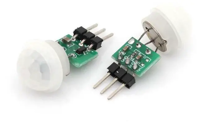 Alt view image 3 of 3 - Mini IR Pyroelectric Infrared PIR Motion Human Sensor Automatic Detector Module AM312 Sensor DC 2.7 to 12V