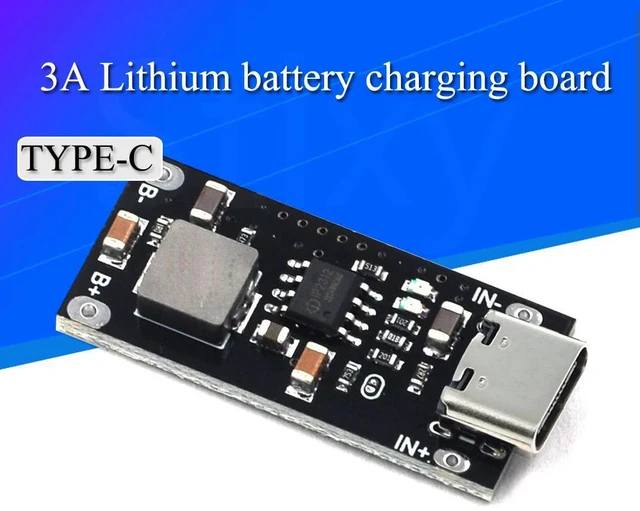 Main image of Stlxy Type-C USB Input High Current 3A Polymer Ternary Lithium Quick Fast Charging Board IP2312 CC/CV Mode 5V To 4.2V