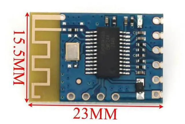 Alt view image 2 of 3 - JDY-62A Mini Bluetooth-compatible BLE 5.0 Stereo Audio Module Board JDY 62 For Android IOS Automatic Sleep