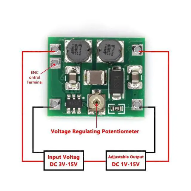 Alt view image 3 of 3 - DC-DC buck-boost Converter module 3V~15V to 1V~15V 5V 6V 9V 12V 700ma/5W Automatic Adjustment Step Down/UP Power Voltage