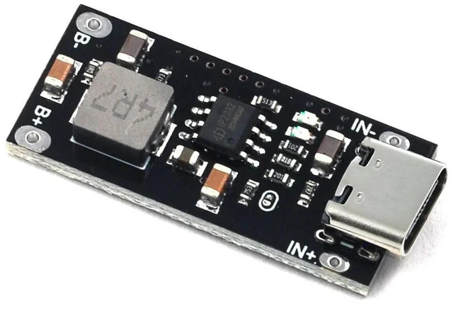 Alt view image 3 of 3 - Stlxy Type-C USB Input High Current 3A Polymer Ternary Lithium Quick Fast Charging Board IP2312 CC/CV Mode 5V To 4.2V