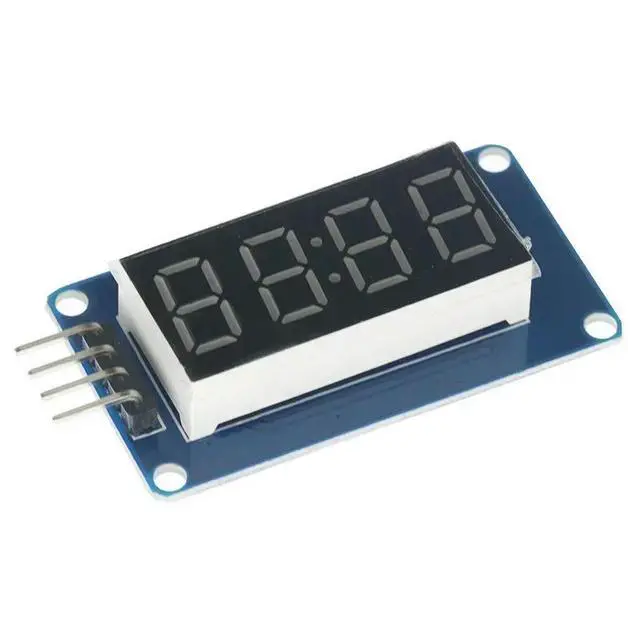 Alt view image 3 of 3 - TM1637 4 Bits Digital LED Display Module For 7 Segment 0.36Inch Clock RED Anode Tube Four Serial Driver Board Pack