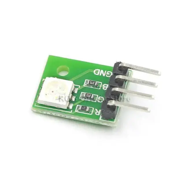 Alt view image 3 of 3 - 3 Colour RGB SMD LED Module 5050 full color Pwm tri-color LED For MCU