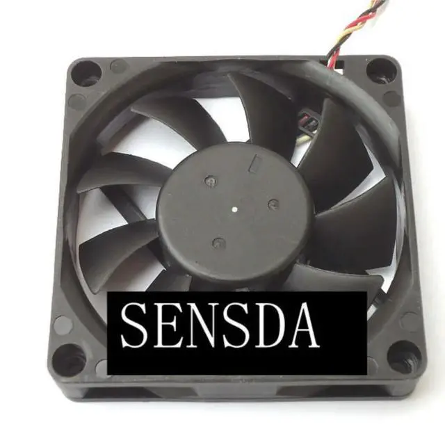 Alt view image 2 of 2 - orginal For AVC DS07015R12M 3 Wires Temperature Control CPU Cooling Fan DC 12V 0.4A 7015 70*70*15mm 7cm