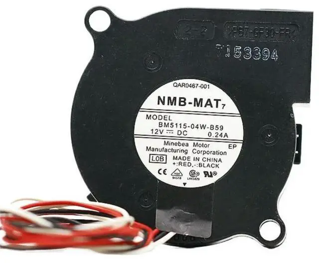 Main image of For BM5115-04W-B59 5015 12V 0.24A 5CM Projector Turbine Cooling Fan