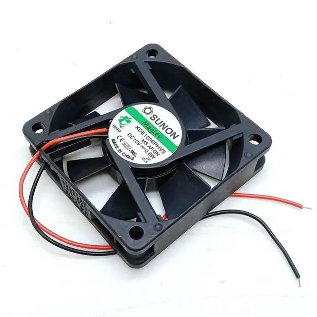 Alt view image 3 of 3 - 60mm Fan For KDE1206PHV3 DC 12V 0.6W 6cm 6015 60*60*15MM silent Cooling fan