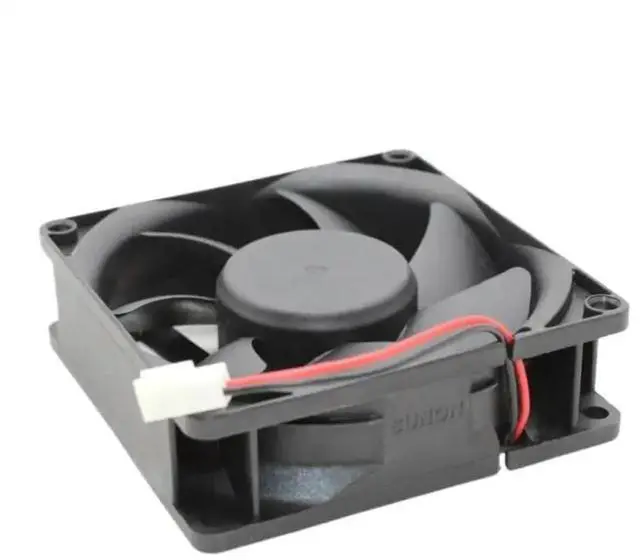 Alt view image 2 of 3 - 8025 80mm Mute Fan For EE80251S1-0000-A99 80x80x25mm 12V 1.7W MagLev 3200RPM 41CFM Cooling Fan