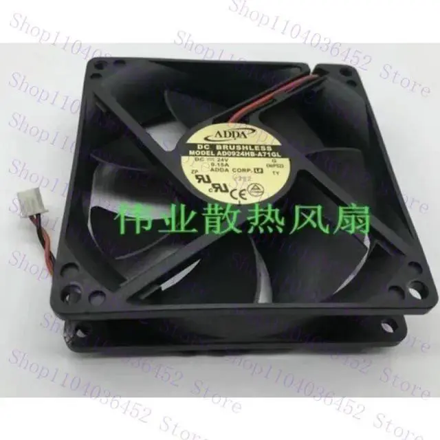 Main image of for ADDA AD0924HB-A71GL 24V 0.15A 9CM 9025 2pin Inverter Cooling Fan #