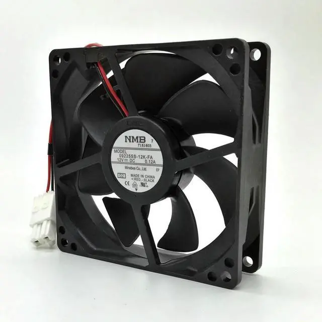Alt view image 3 of 3 - waterproof fan 12V 9025 Refrigerator Fan 09225SS-12K-FA 9cm Computer Cabinet Power Fan