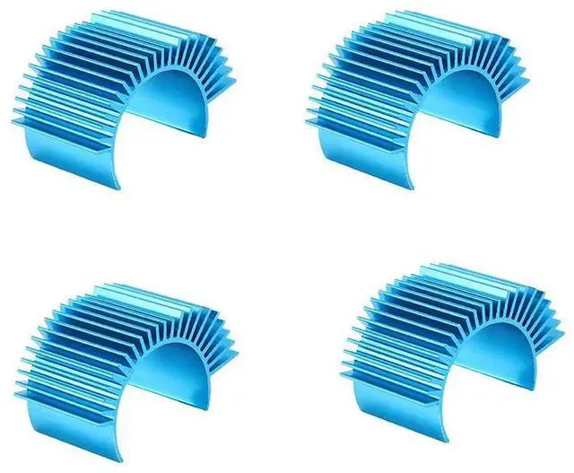 Alt view image 2 of 6 - 4X Rc Car Spare Parts 540 550 Motor Radiator For Wltoys 12428 12423 A959-B A969-B A979-B A929-B Blue