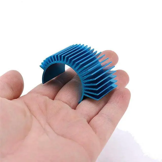 Alt view image 3 of 6 - 4X Rc Car Spare Parts 540 550 Motor Radiator For Wltoys 12428 12423 A959-B A969-B A979-B A929-B Blue
