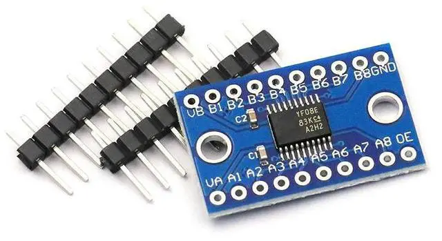Alt view image 2 of 3 - TXS0108E 3.3V-5V 8 Channel Logic Level Bi-directional Converter Module Mutual Convert Module TXS0108E