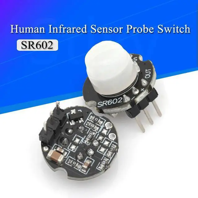 Main image of SR602 MINI Motion Sensor Detector Module Pyroelectric Infrared PIR kit sensory switch Bracket for Diy With lens
