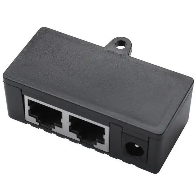 Alt view image 3 of 6 - 3X Poe Splitter Poe Injector Rj45 Dc 5.5Mm X 2.1Mm Input Passive Poe Adapter Connector For Ip Network Camera(Black)