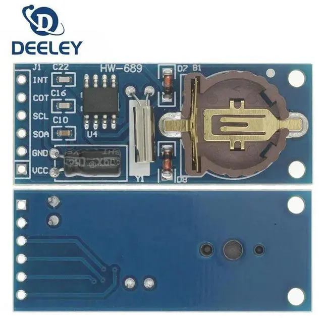 Main image of IIC Real Time Clock RTC Module Board PCF8563 PCF8563T 8563 Good than DS3231 AT24C32 (without ) I2C Interface 3.3V