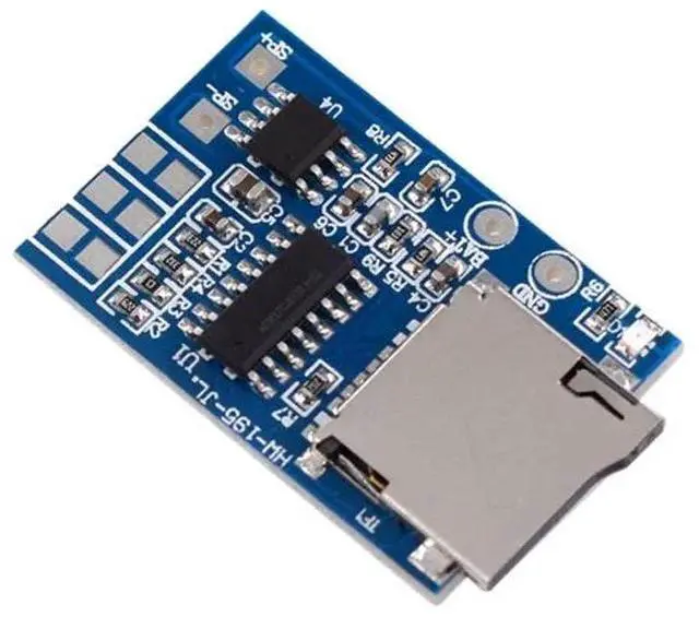 Alt view image 2 of 3 - 1PCS GPD2846A TF Card MP3 Decoder Board 2W Amplifier Module for GM Power Supply Module