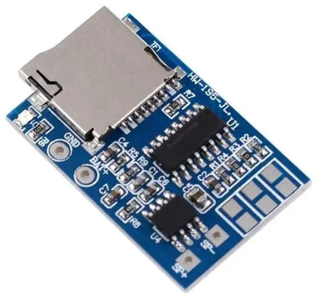 Alt view image 3 of 3 - 1PCS GPD2846A TF Card MP3 Decoder Board 2W Amplifier Module for GM Power Supply Module