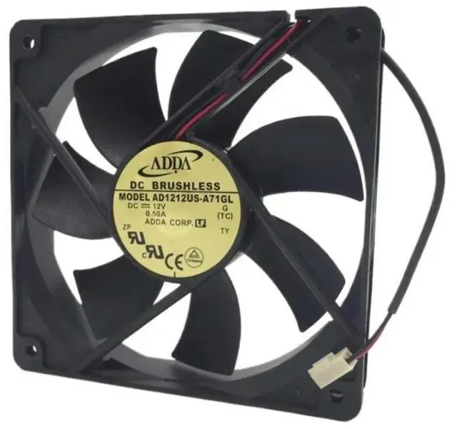 Main image of FOR ADDA 12V 0.50A 12CM AD1212US-A71GL 12025 air volume chassis fan cooling fan
