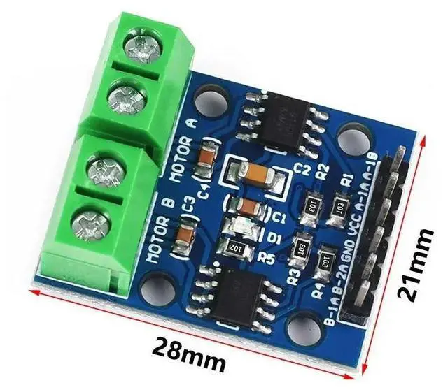 Alt view image 3 of 3 - L9110S H-bridge Stepper Motor Dual DC Stepper Motor Driver Controller Board Module L9110S L9110 For