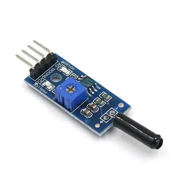 Alt view image 2 of 3 - Vibration Sensor Module Normally Opened Type SW18010P Vibration switch alarm sensor module