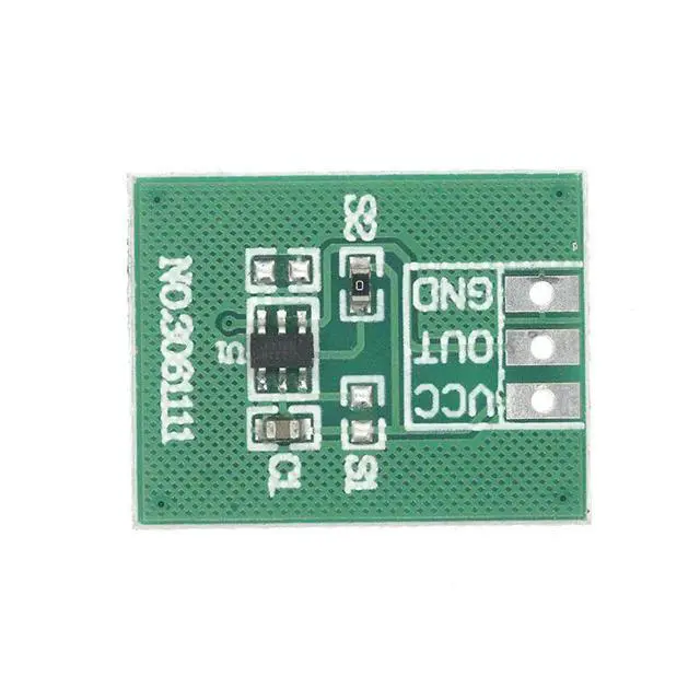 Alt view image 2 of 3 - TTP223-BA6 Touch Button Module Single Point Penetration Capacitance Induction Touch Pad Switch Isolation
