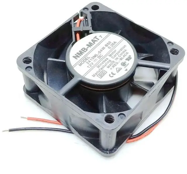 Alt view image 2 of 3 - 2410ML-04W-B50 6025 60x60x25mm 60mm fan DC12V 0.26A Computer cabinet case chassis CPU power cooling
