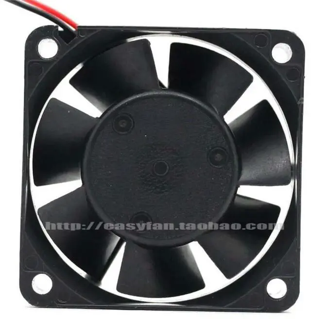 Alt view image 2 of 3 - 60mm Case Fan For 2410ML-04W-B60 6025 60*60*25mm 0.40A 6CM 12V Dual Ball Cooling Fan