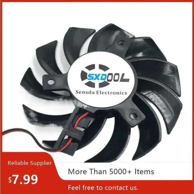 Main image of 75mm 12V Graphics Card Cooling Fan GA81S2U -NNTB (0.38A, 2-Pin) for , Onda GT430/440/630, APISTCooler