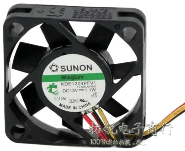 Main image of 2pcs For maglev cooling fans KDE1204PFV1 4010 40mm DC 12V 1.1W 3 wire fan switch Cooler