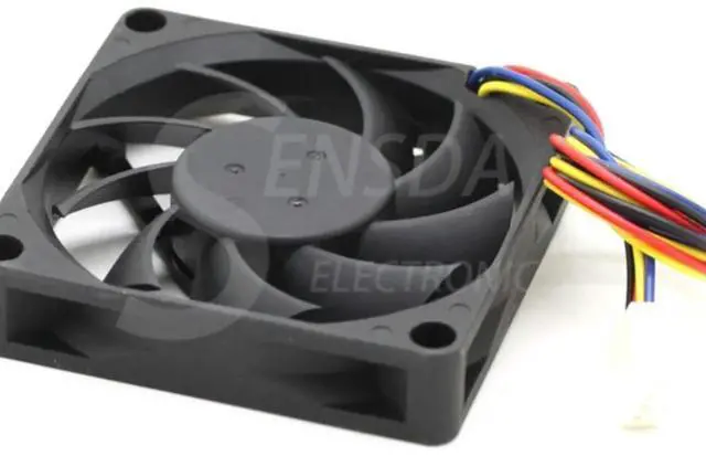 Alt view image 3 of 3 - 70mm PWM Axial Fan for AVC DE07015B12L 7cm Computer Case CPU Cooling Fan 70mm X 70mm X 15mm Heatsink Cooler Fans