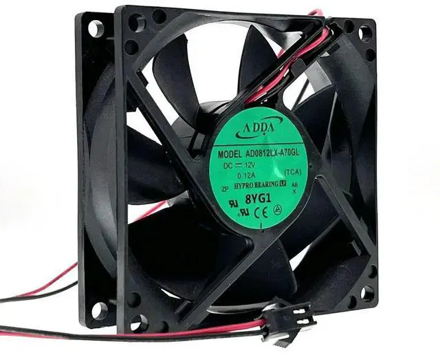 Main image of 80mm Mute Fan AD0812LX-A70GL 80mm 12V Silent PC Computer Cooling Fan 8cm,80X80X25mm 1900RPM 22DBA,for ADDA Cooler
