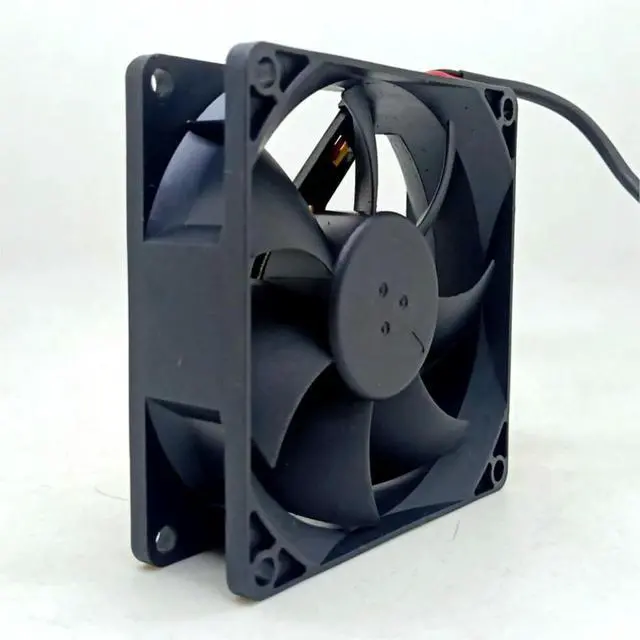 Alt view image 2 of 3 - PVA080G12R 8025 12V 0.80A 3-pin RD signal For car charging power dual ball 8cm super high speed large air volume cooling fan