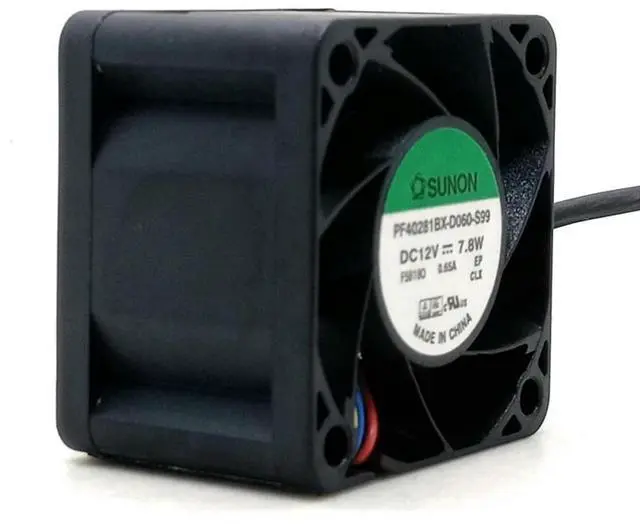 Main image of pf40281bx-d060-s99 For 4028 40X40X28mm DC 12V high speed fan 4cm chassis power PWM fan 17600RPM 24.9CFM