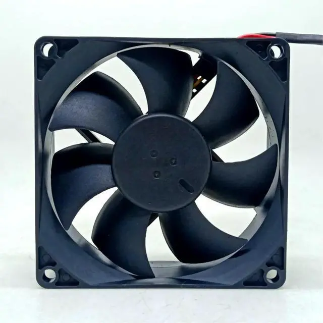 Alt view image 3 of 3 - PVA080G12R 8025 12V 0.80A 3-pin RD signal For car charging power dual ball 8cm super high speed large air volume cooling fan
